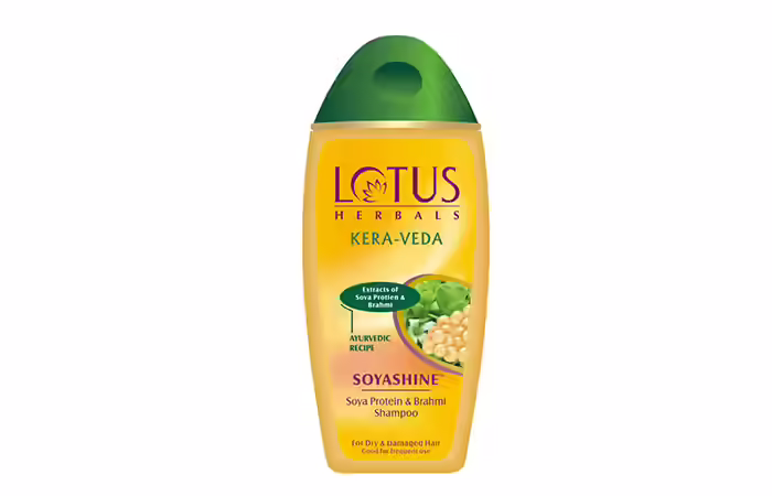 Lotus Herbals Cara-Veda Soya Shine Soy Protein & Brahmi Shampoo