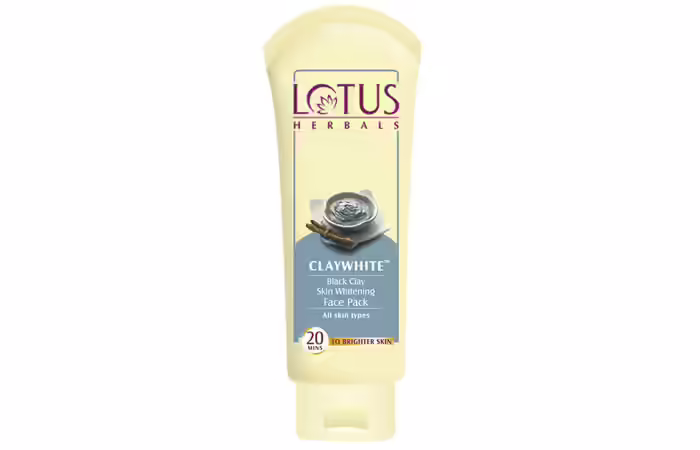 Lotus Herbals Cleavite Black Clay Skin Whitening Face Pack