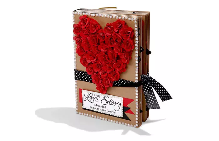 Love scrapbook album