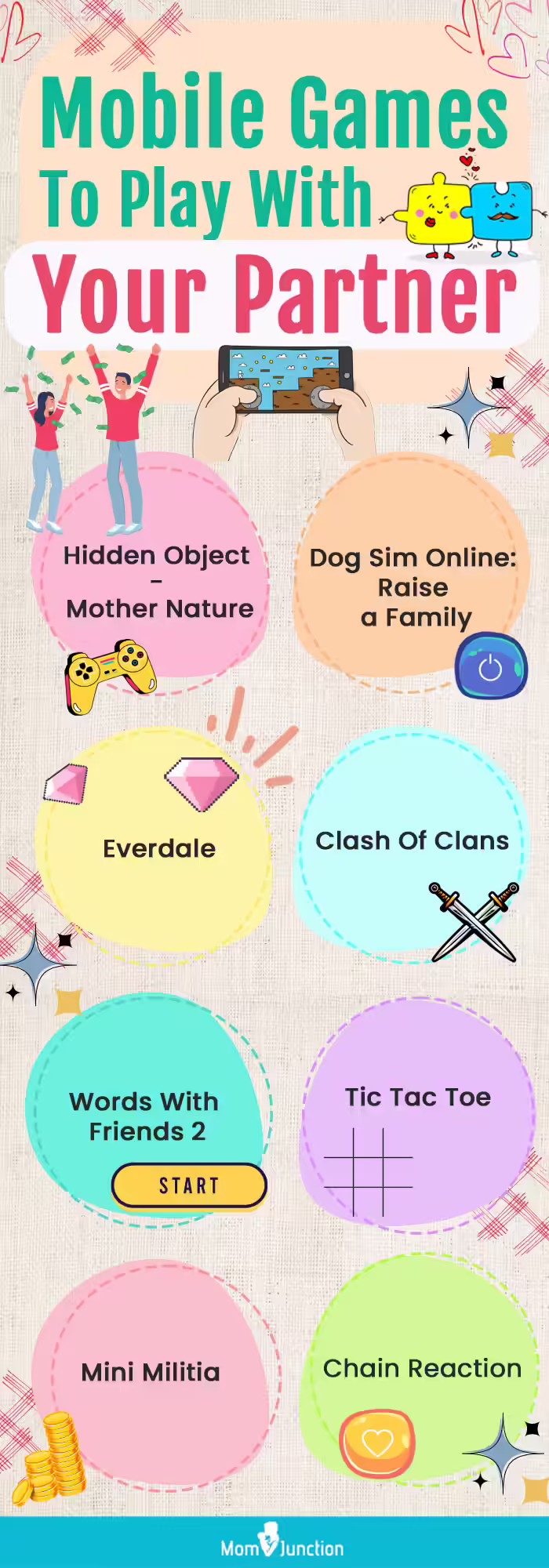 mobile games for couples (infographic)