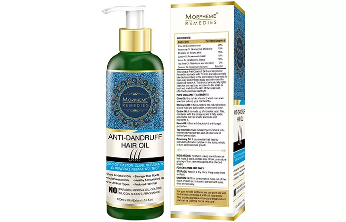 Morpheme Remedies Anti Dandruff Hair Oil