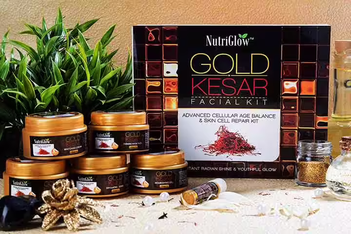Nutriglow Gold Saffron Facial Kit