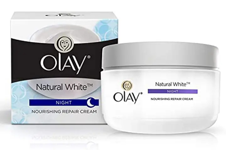 Olay Natural White 7 In One Night Nourishing Repair Cream