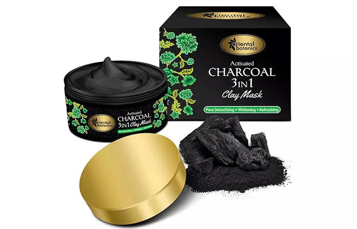 Oriental Botanics Activated Charcoal 3 in 1 Clay Mask