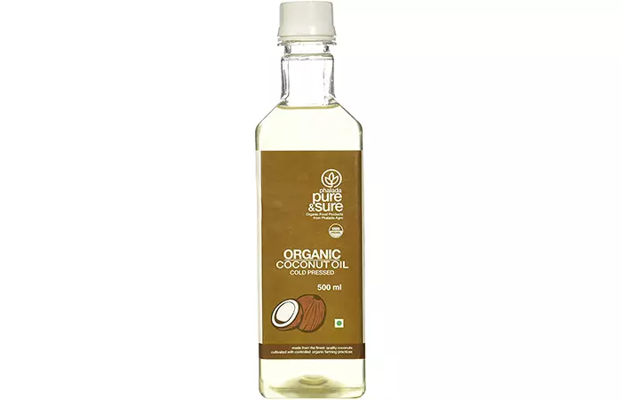 Pure and clean organic coconut oil