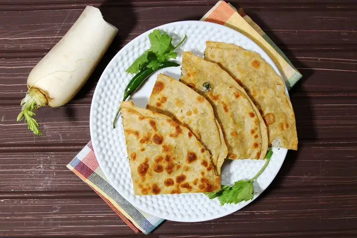 Recipe of radish paratha