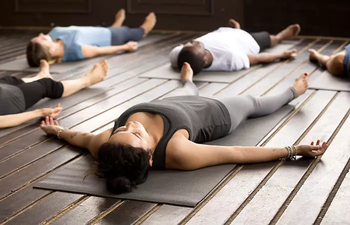 Savasana for Weight Gain in Hindi