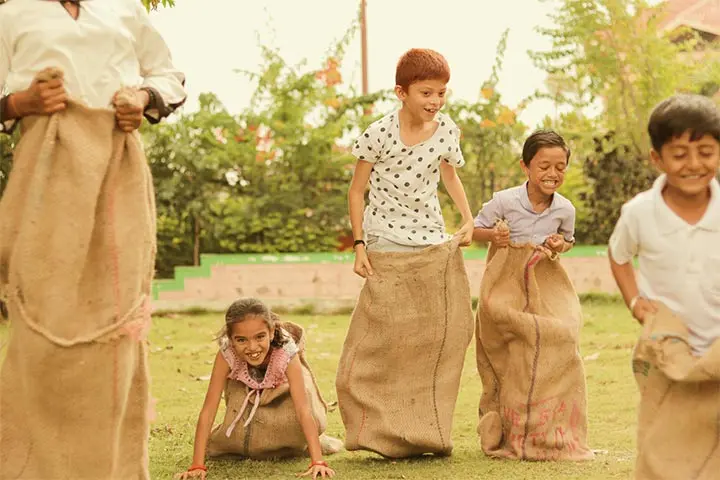 Sack race