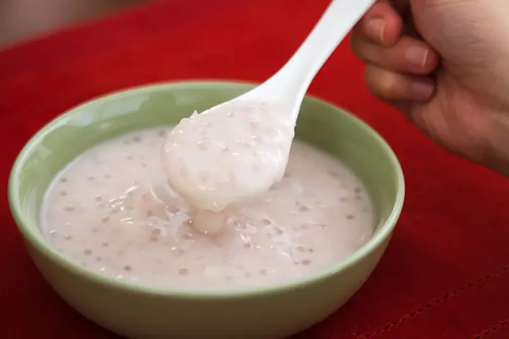 Sago porridge