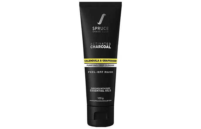 Saprus Shave Club Charcoal Peel Of Mask