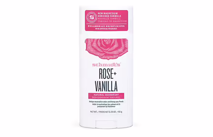 Schmidt's Rose + Vanilla Deodorant