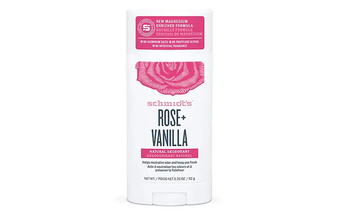  Schmidt's Rose + Vanilla Deodorant