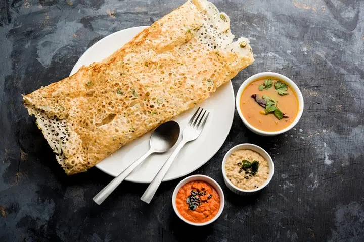 Semolina rava dosa