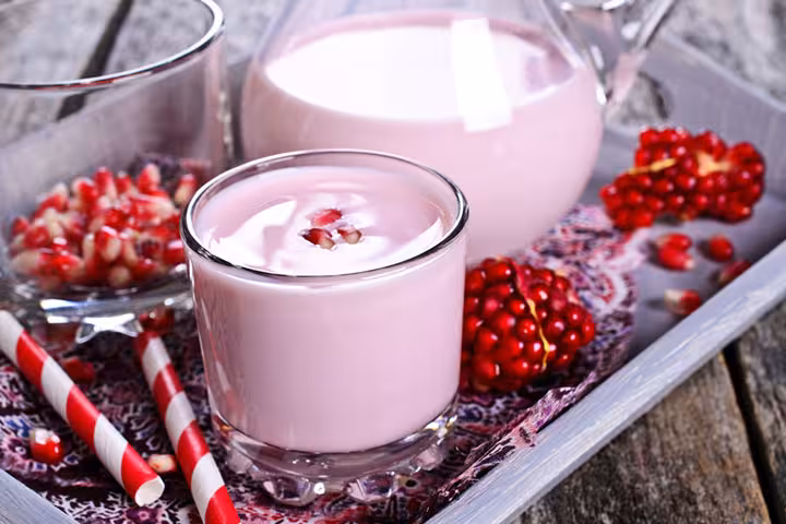 Pomegranate Milkshake