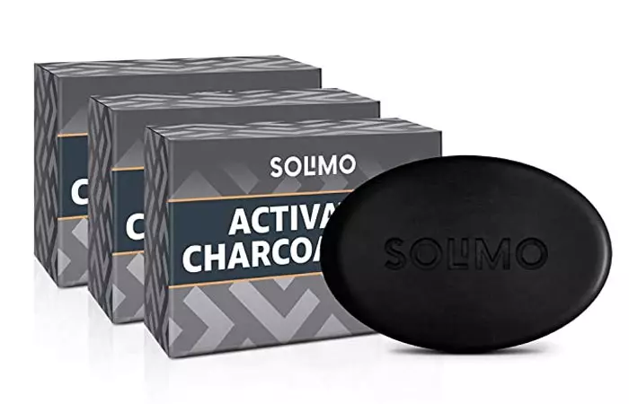 Solimo Activated Charcoal Soap