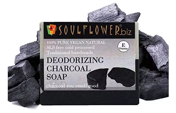 Soulflower Deodorizing Charcoal Soap