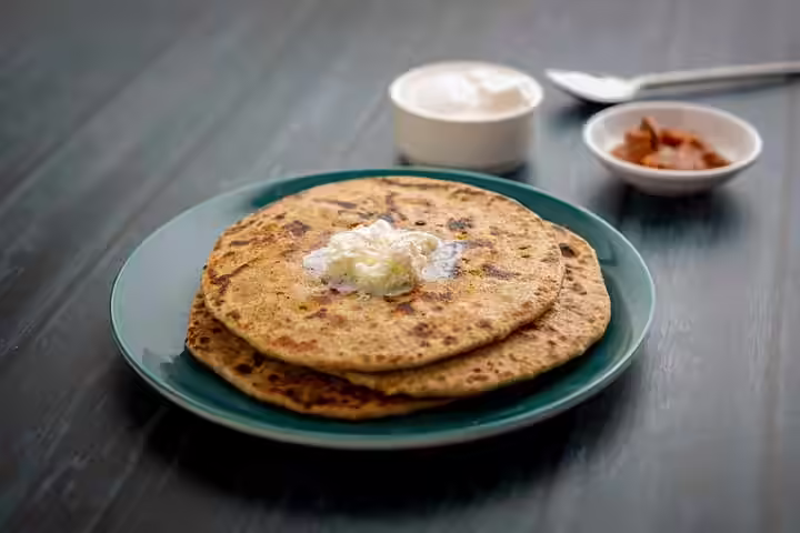Soya Chunks Paratha