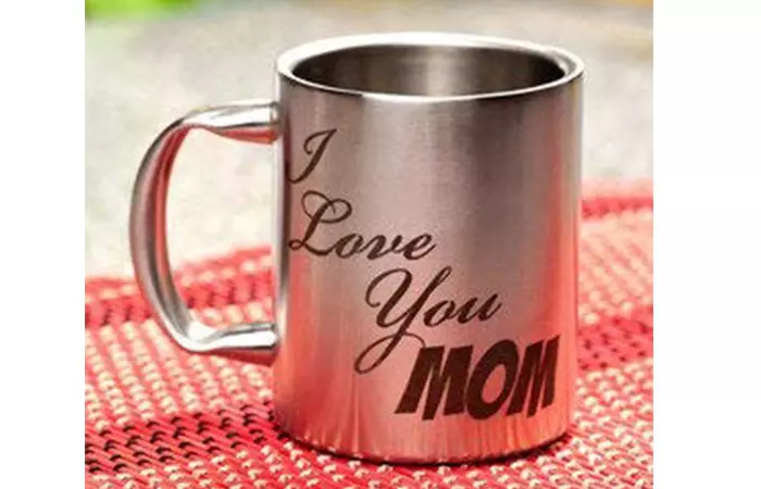 Stainless Love You Mug