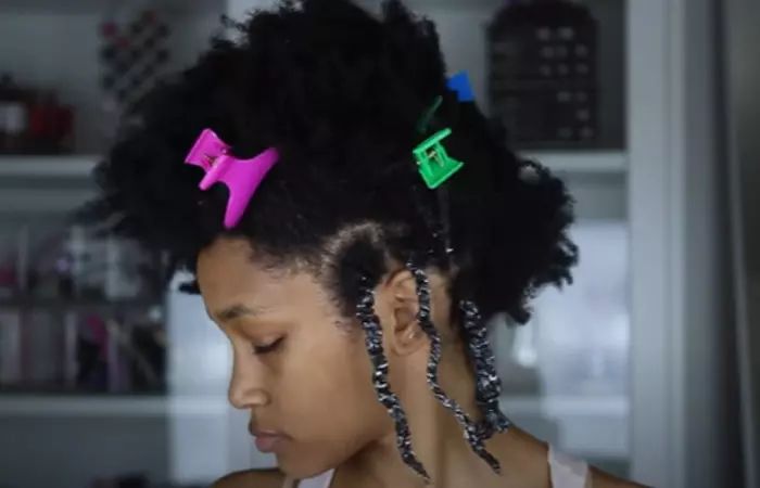 Repeat the above steps for perfect twist out on 4C natural hair