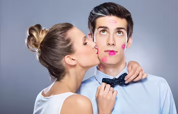 Stick to the lips while making out