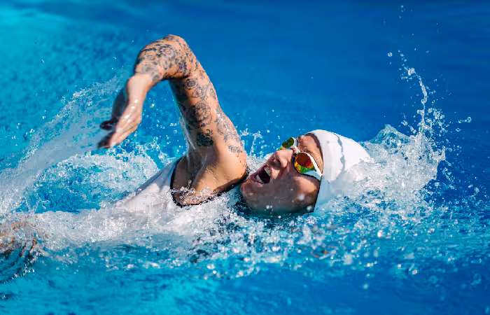 Swimming with healed tattoos