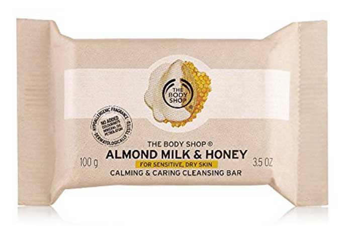  The Body Shop Almond Milk And Honey Soap Bar