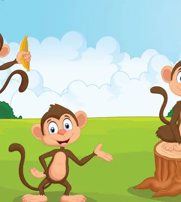 बंदर और लकड़ी का खूंटा | The Monkey and The Wedge Story In Hindi