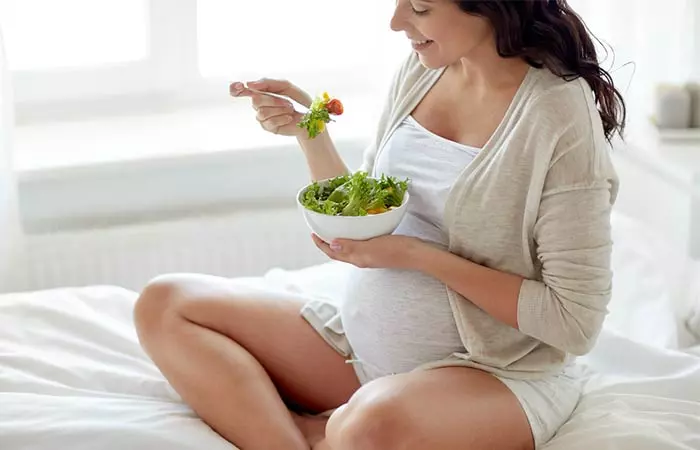 Vegetable intake during pregnancy in Hindi