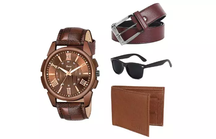 Wallet, Sunglass, Watch Combo