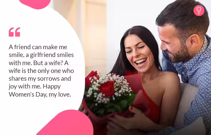 Women&rsquo;s Day wish for your wife