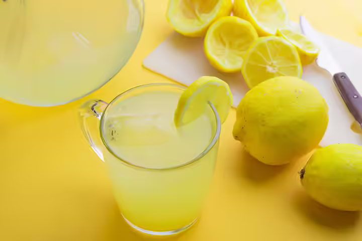lemon water