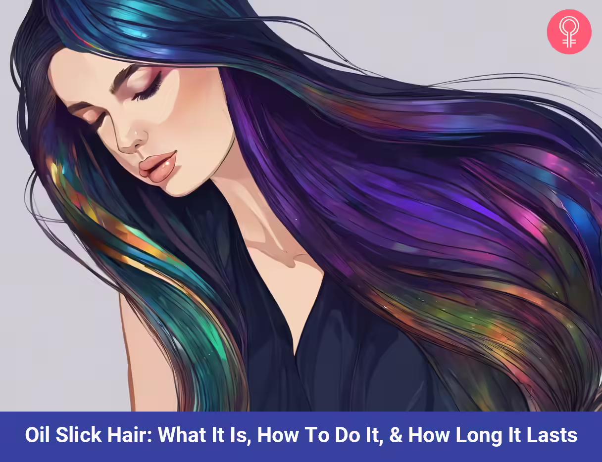 Oil Slick Hair: What It Is How To Do It & How Long It Lasts oil slick hair