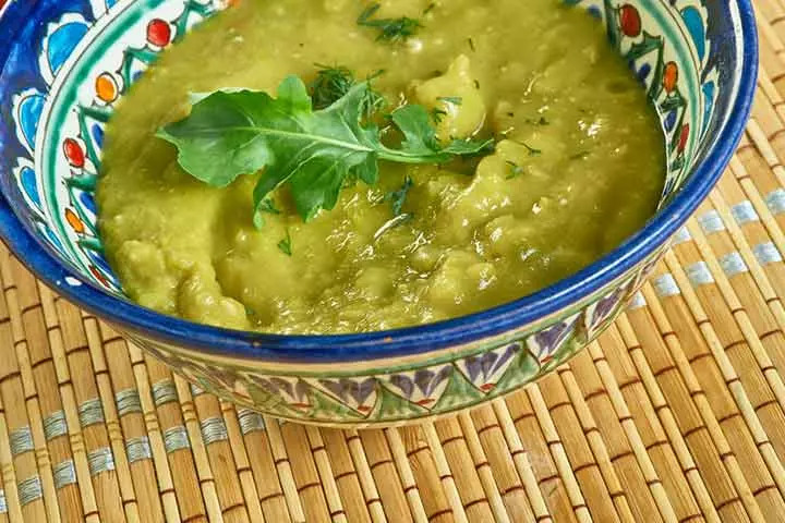 spicedspinachdhal