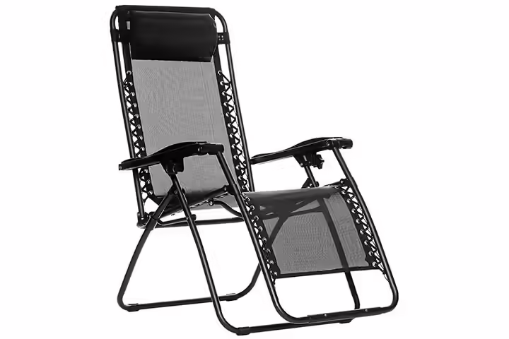 AmazonBasics Zero Gravity Reclining Lounge Portable Chair