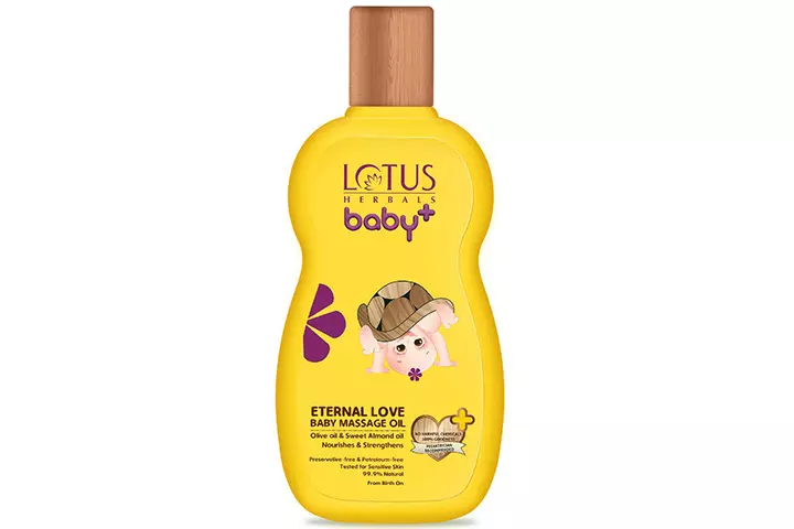 Lotus Herbals Baby+ Eternal Love Baby Massage Oil