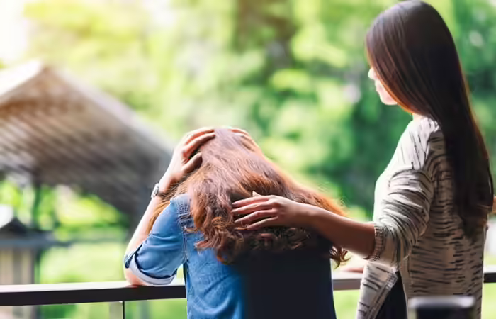 Be the support system for your friend when she needs you Be the support system for your friend when she needs you