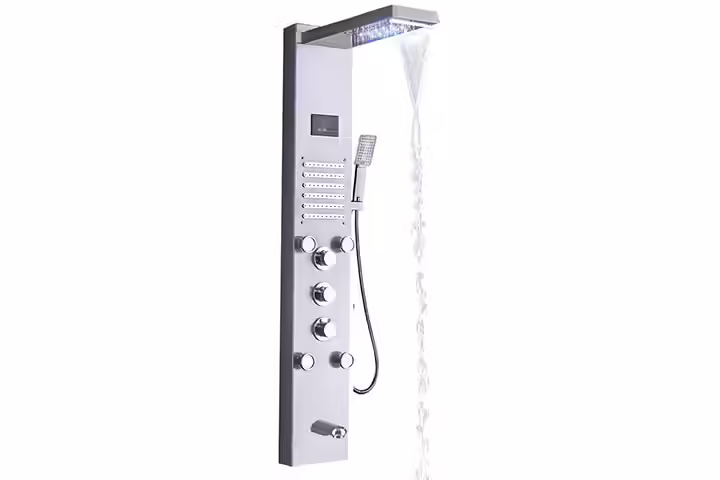 FUZ Stainless Steel Shower Panel System