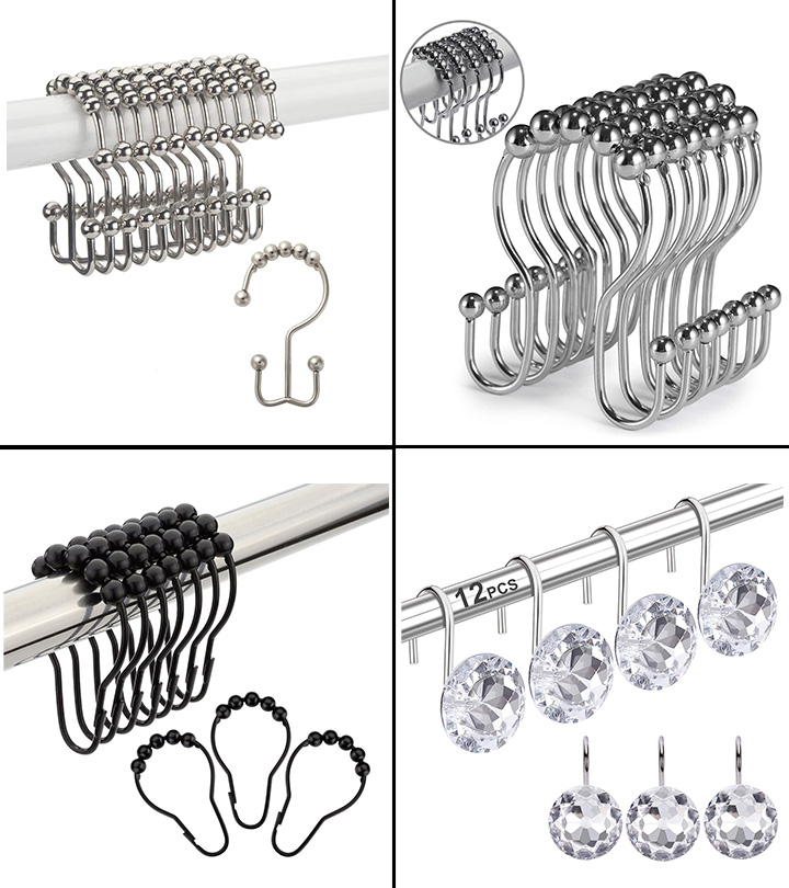 15 Best Shower Curtain Hooks You Can Buy In 2024