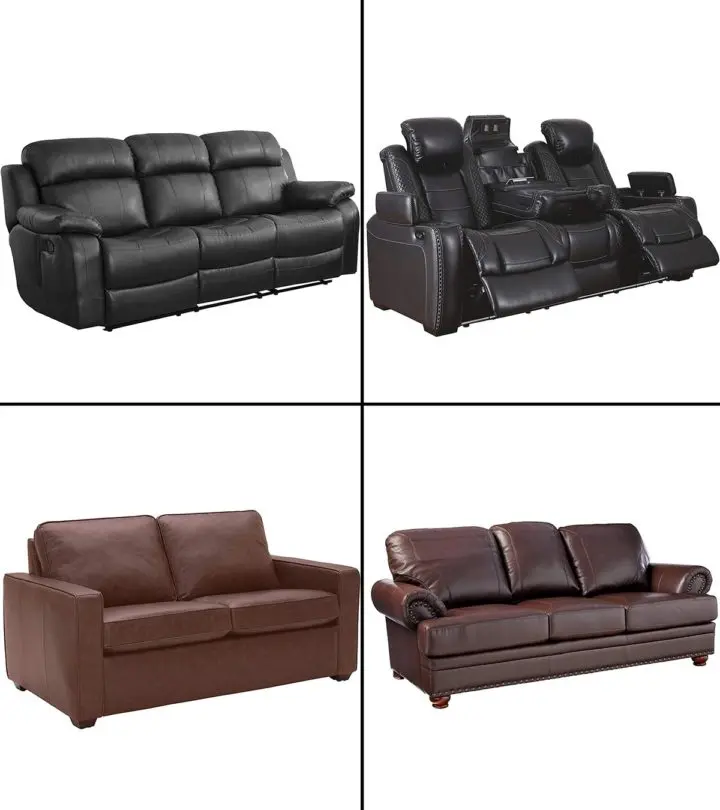 17 Best Leather Sofas To Living Space In 2024, As Per Home Designer_image