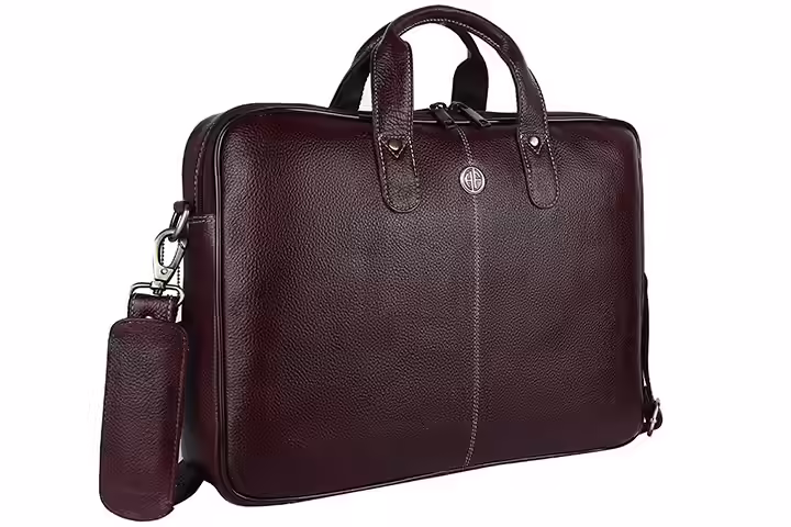 Hammonds FlyCatcher Men&rsquo;s Original Bombay Leather Office Laptop Bag LB106BR