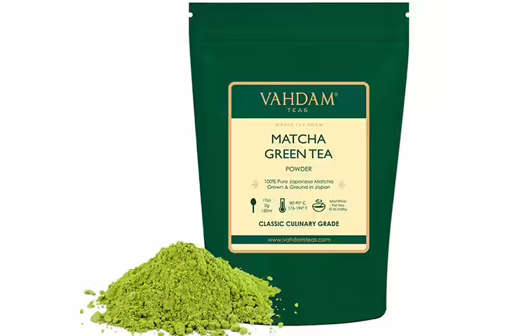 Vahdam Green Tea Powder