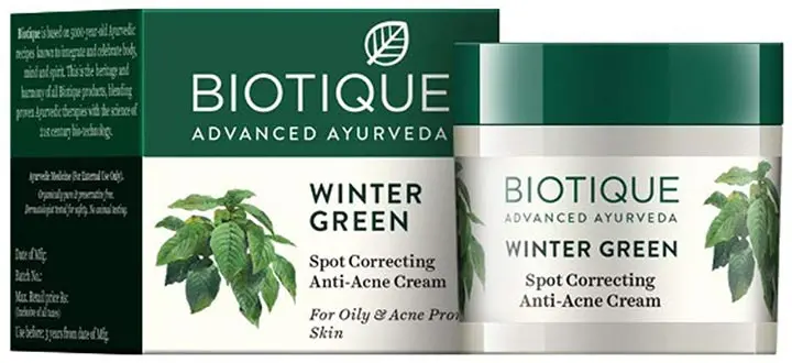 Biotique Bio Winter Green Spot Correcting Anti Acne Cream