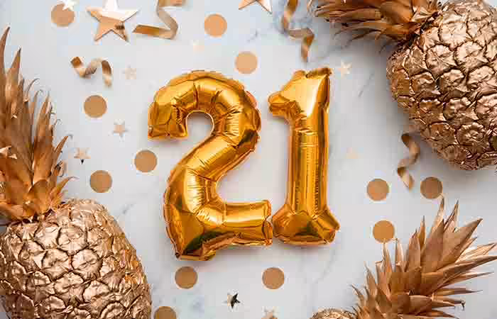 21st birthday party decorations