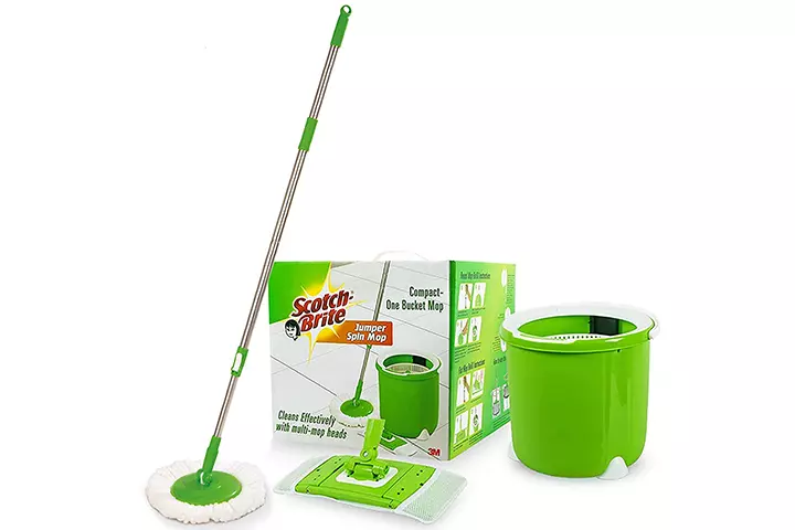 Scotch-Brite Jumper Spin Mop With Bucket