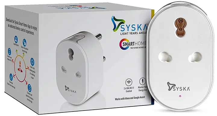 Syska Smart Mini Wi-Fi Plug