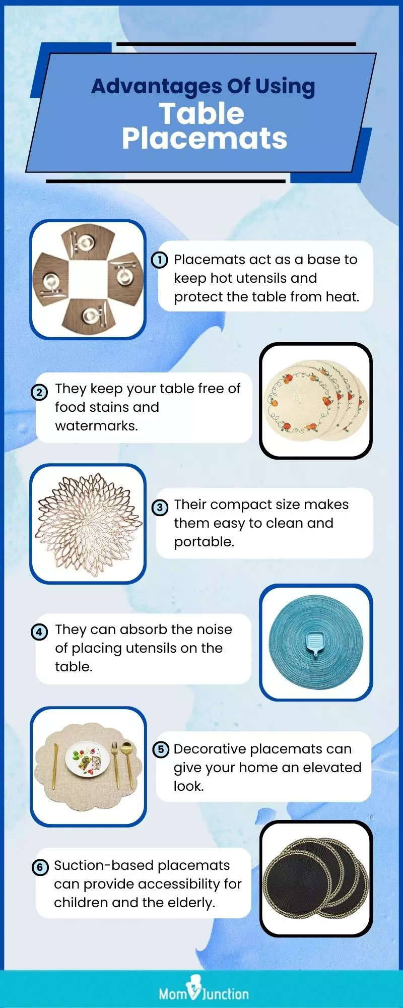 Advantages Of Using Table Placemats