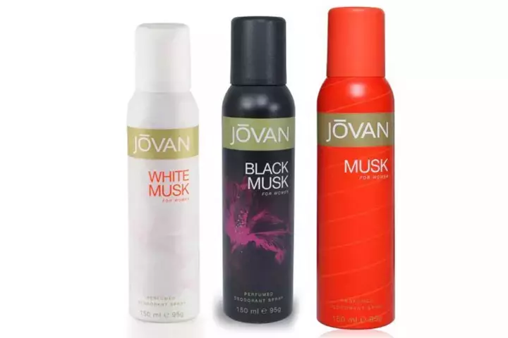 Jovan Musk Perfumed Deodorant Spray For Women