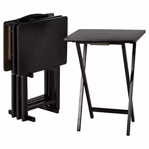 Amazon Basics Classic TV Dinner Folding Tray Tables