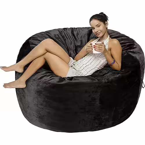 Amazon Basics Memory Foam Filled Bean Bag Chair