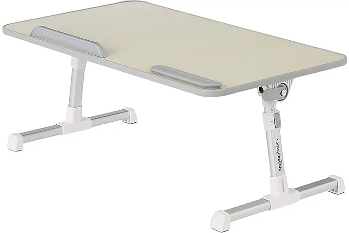 AmazonBasics Adjustable and Portable Laptop Table